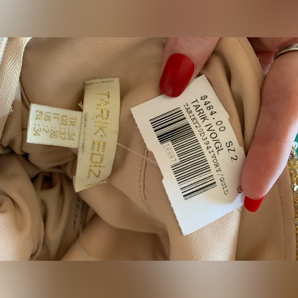 Silver & gold fully sequin pantsuit - Picture 3 of 5